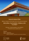 Ya hay fecha para la inauguración de la bolera cubierta de Los Corrales de Buelna