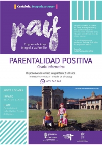 Charla informativa programa PAIF: Parentalidad Positiva