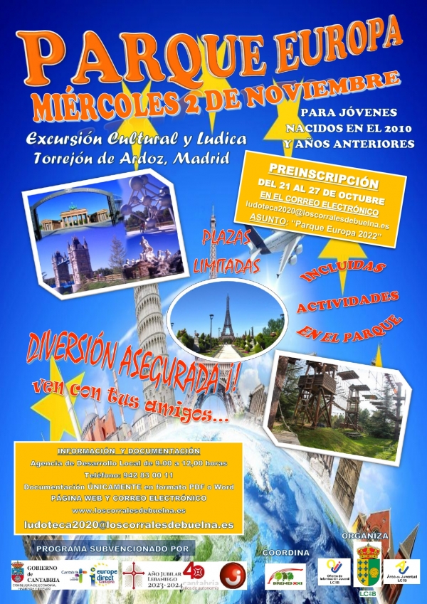 Viaje a Parque Europa