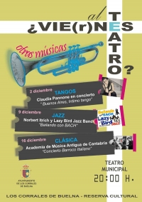 Viernes al teatro: Programa de diciembre