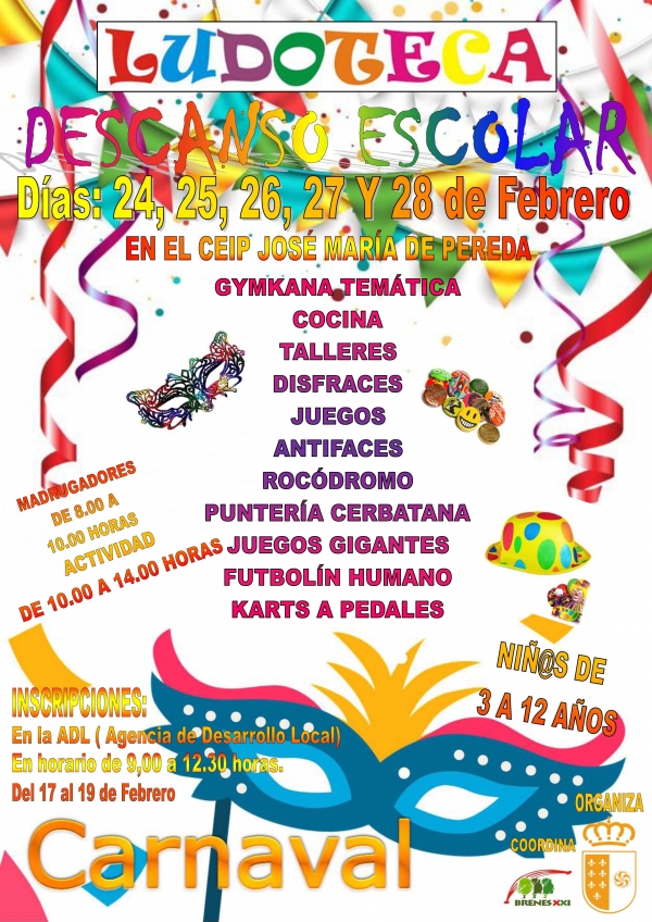 Ludoteca Carnaval 2020